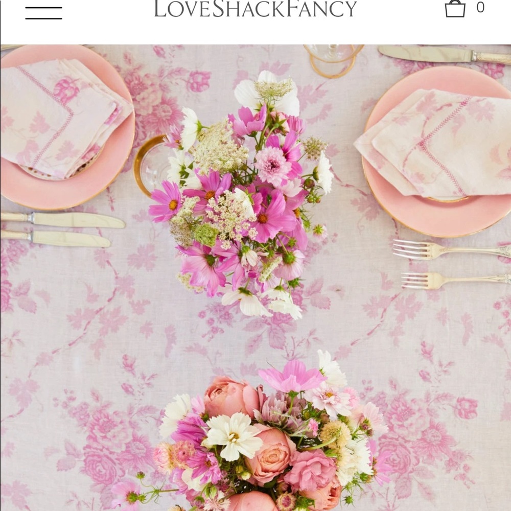 Love Shack Fancy Table Cloth